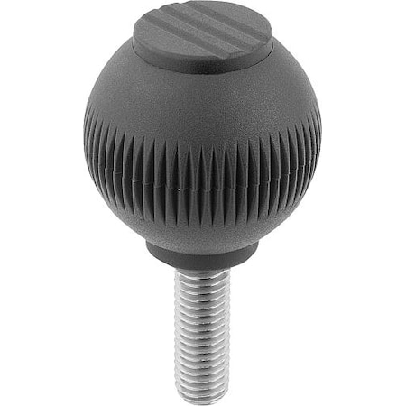 Kipp Ball Grips, external thread, metric K0253.0310X20